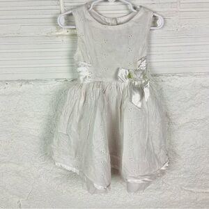 Youngland White lace Sleeveless Formal Dress size 4T